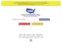 Tablet Screenshot of broadbandmap.gov